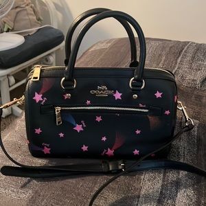 Coach Disco Star Print Satchel